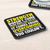 Kracht - Motivatie Drankjes Onderzetter (Linkerzijde)