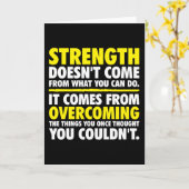 Kracht - Motivatie Kaart (Gele Bloem)