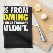 Kracht - Motivatie Theedoek (Quarter Fold)