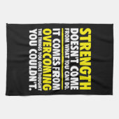 Kracht - Motivatie Theedoek (Horizontaal)