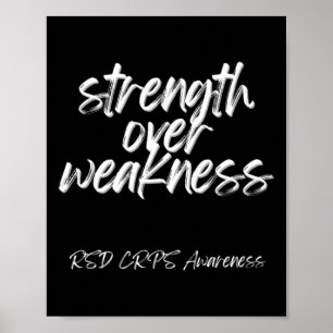 Kracht Over Zwakheid - RSD CRPS Awareness Poster