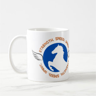 Kracht Snelheid Spirit - Wild Horse Power Embleem Koffiemok