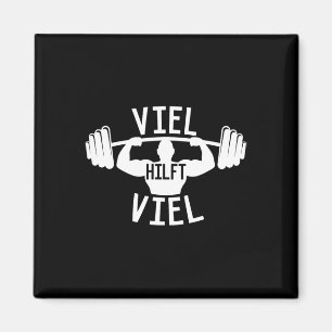 Kracht Sporten viel Hilft Viel 'Gezegde Workout Fi Magneet