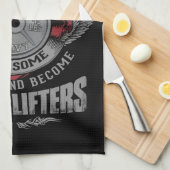 Kracht - STAP UP - Barbell Bord - Gym Theedoek (Quarter Fold)