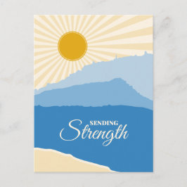 Kracht Sturen Berg en Meer Briefkaart