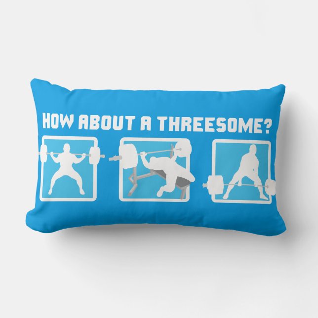 "Kracht tillen" - Vierkant, bank, deadlift Kussen (Voorkant)