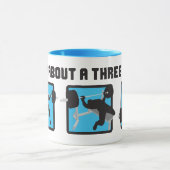 "Kracht tillen" - Vierkant, bank, deadlift Mok (Midden)