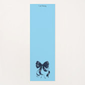 Kracht Training Blue Bow Yogamat (Voorkant)