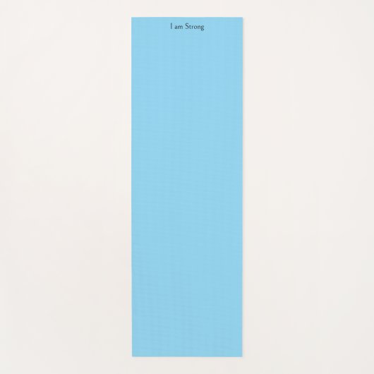 Kracht Training Sky Blue Yogamat (Voorkant)