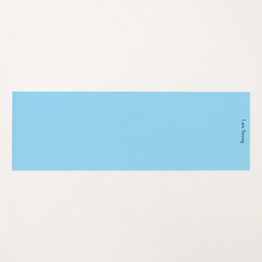 Kracht Training Sky Blue Yogamat (Voorkant (horizontaal))