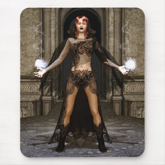 Kracht uit Gothic Fantasy Art Muismat (Voorkant)
