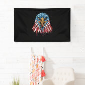 kracht van Amerika op 4 juli Spandoek (Insitu)