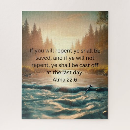 Kracht van berouw Inspirerend puzzel (Verticaal)