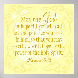 Kracht van de Heilige Geest bijbelvers Poster