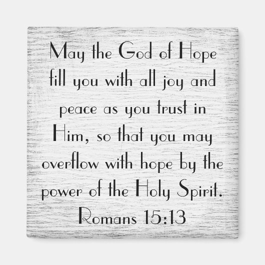 Kracht van de Heilige Geest bijbelverzen magneet (Voorkant)