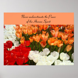 Kracht van de menselijke geest kunstprint Nursing Poster
