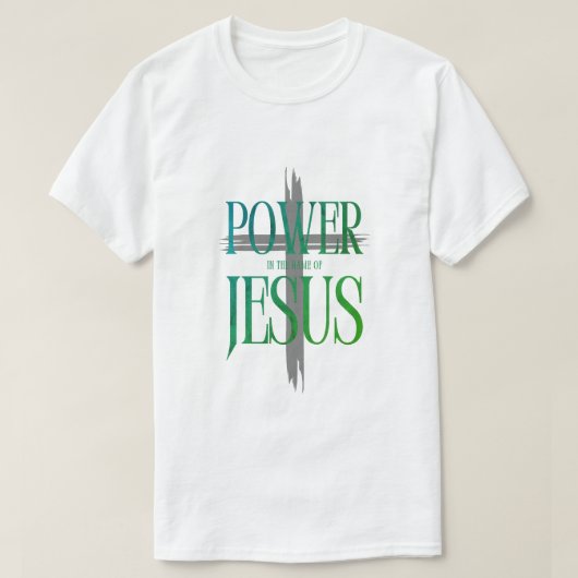 Kracht van de Naam van Jezus T-shirt (Design voorkant)