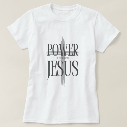 Kracht van de Naam van Jezus T-shirt (Design voorkant)