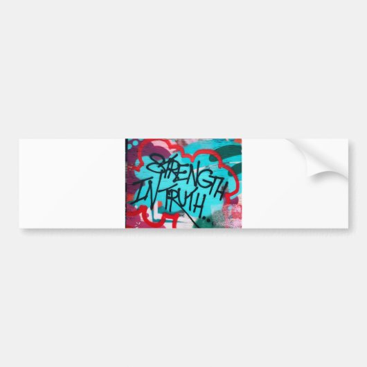 kracht van de waarheid bumpersticker (Voorkant)