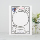 Kracht van doorzettingsvermogen briefhoofd (Staand voorkant)