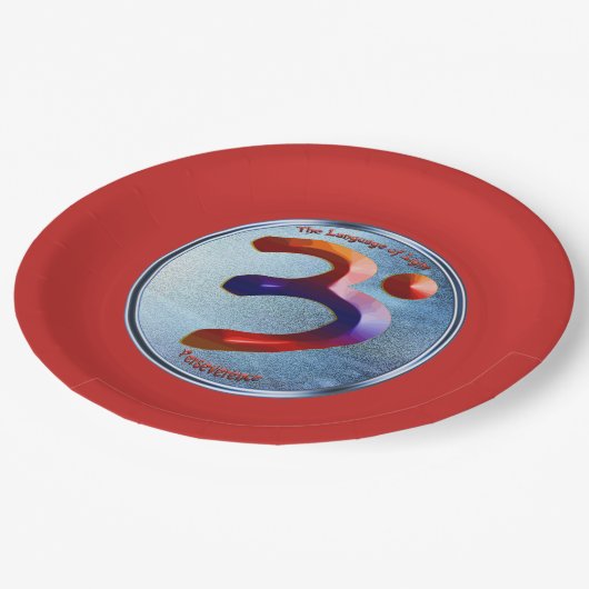 Kracht van doorzettingsvermogen papieren bordje (Gekanteld)