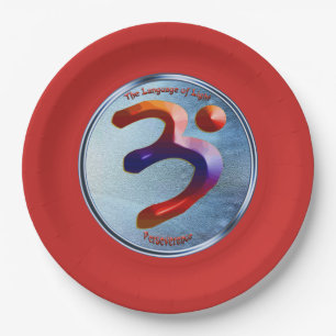 Kracht van doorzettingsvermogen papieren bordje