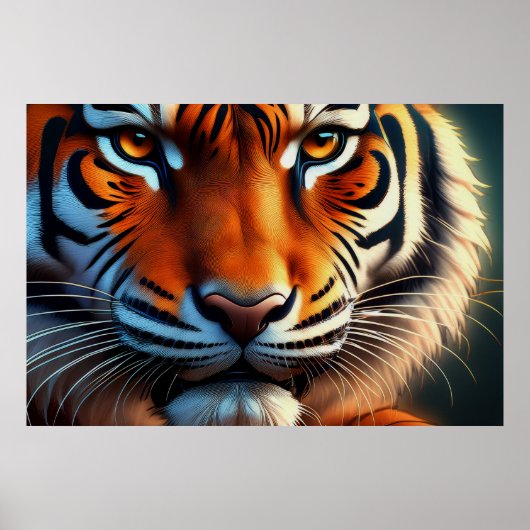 Kracht van een Tijger Poster (Voorkant)