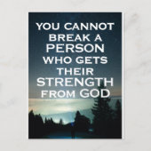 Kracht van God Ansichtkaart Briefkaart (Voorkant)