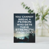 Kracht van God briefkaart (Staand voorkant)