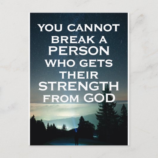 Kracht van God briefkaart (Voorkant)
