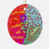 Kracht van God christelijk ornament (Links)