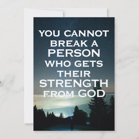 Kracht van God Kaart (Voorkant)
