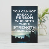 Kracht van God Kaart (Staand voorkant)