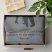 Kracht van het Love Tissue Paper Tissuepapier (Geschenk)