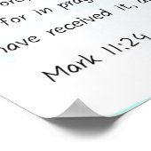 Kracht van het Poster van Prayer (Hoek)