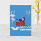 Kracht van leiderschap cerulean kaart (Gele Bloem)