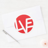 Kracht van Liefde 3" Classic Ronde StickersSl Ronde Sticker (Envelop)
