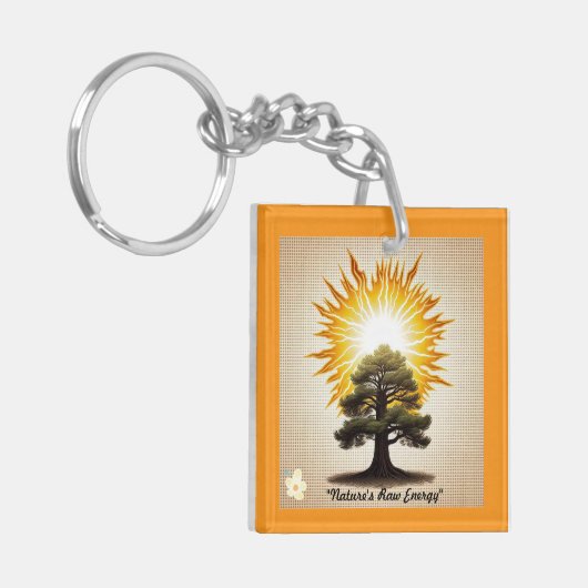 "Kracht van Natuur" Sleutelhanger (Voorkant Links)