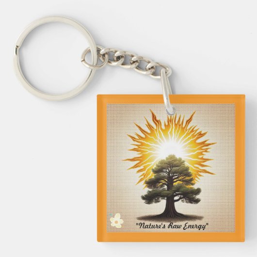 "Kracht van Natuur" Sleutelhanger (Voorkant)