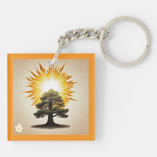 "Kracht van Natuur" Sleutelhanger (Achterkant)