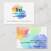 Kracht van nog kleurrijke wolken visitekaartje (Voorkant / Achterkant)