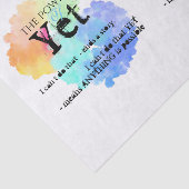 Kracht van nog motivatie tissuepapier (Detail)