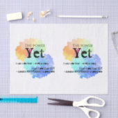 Kracht van nog motivatie tissuepapier (Craft)