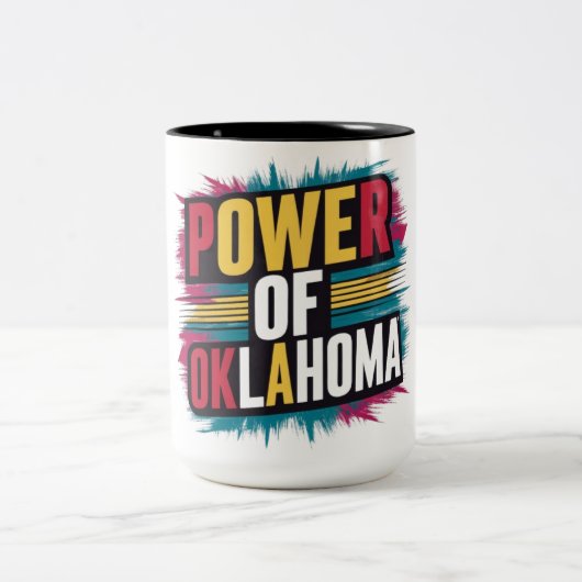 Kracht van Oklahoma Mok - State Pride Coffee Cup (Center)