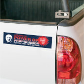 Kracht van propaganda bumpersticker (Op Truck)