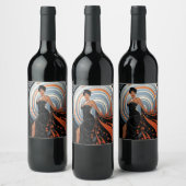 KRACHT VAN SCHOONHEID #2 WIJN ETIKET (Flessen)