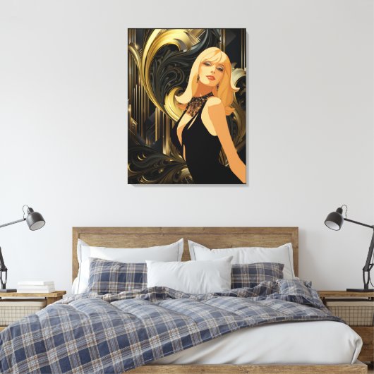 KRACHT VAN SCHOONHEID #3 CANVAS AFDRUK (Insitu (Slaapkamer))