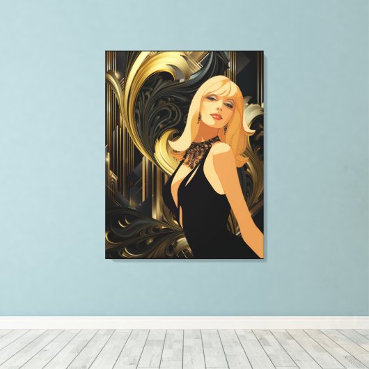 KRACHT VAN SCHOONHEID #3 CANVAS AFDRUK (Insitu (Houten vloer))