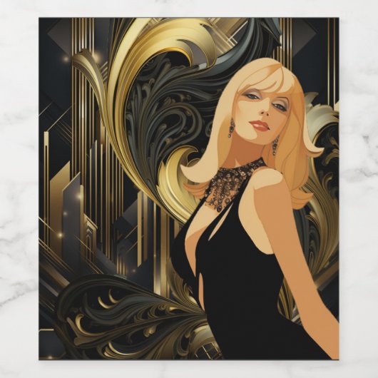 KRACHT VAN SCHOONHEID #3 WIJN ETIKET (Enkel label)