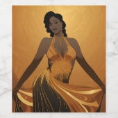 KRACHT VAN SCHOONHEID #4 WIJN ETIKET (Enkel label)